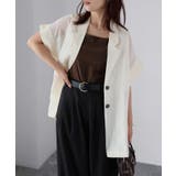 アイボリー | シアー半袖シャツジャケット | Riberry