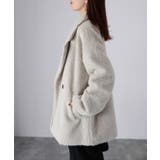 ミドル丈シャギーダブルジャケットコート | Riberry | 詳細画像15 