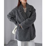 ミドル丈シャギーダブルジャケットコート | Riberry | 詳細画像2 