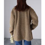 ミドル丈シャギーダブルジャケットコート | Riberry | 詳細画像25 