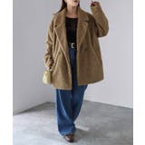 ミドル丈シャギーダブルジャケットコート | Riberry | 詳細画像27 