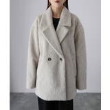 ミドル丈シャギーダブルジャケットコート | Riberry | 詳細画像28 