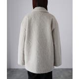 ミドル丈シャギーダブルジャケットコート | Riberry | 詳細画像30 