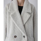 ミドル丈シャギーダブルジャケットコート | Riberry | 詳細画像32 