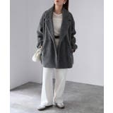 ミドル丈シャギーダブルジャケットコート | Riberry | 詳細画像8 