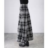 チェック柄ジャガードニットフレアスカート | Riberry | 詳細画像26 