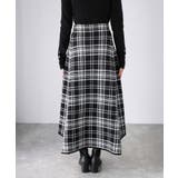 チェック柄ジャガードニットフレアスカート | Riberry | 詳細画像27 