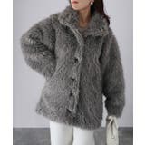 ミドル丈フェイクファーAラインコート | Riberry | 詳細画像14 