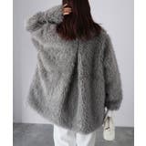 ミドル丈フェイクファーAラインコート | Riberry | 詳細画像16 