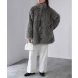 ミドル丈フェイクファーAラインコート | Riberry | 詳細画像18 