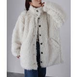 ミドル丈フェイクファーAラインコート | Riberry | 詳細画像2 