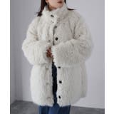 ミドル丈フェイクファーAラインコート | Riberry | 詳細画像3 