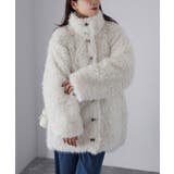 ミドル丈フェイクファーAラインコート | Riberry | 詳細画像4 