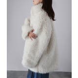 ミドル丈フェイクファーAラインコート | Riberry | 詳細画像6 