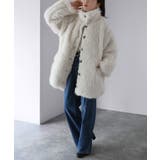 ミドル丈フェイクファーAラインコート | Riberry | 詳細画像8 