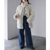 ミドル丈フェイクファーAラインコート | Riberry | 詳細画像9 