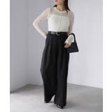 モヘアライク透かし編みニットトップス | Riberry | 詳細画像11 