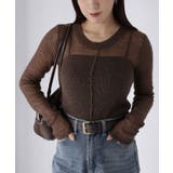 モヘアライク透かし編みニットトップス | Riberry | 詳細画像18 