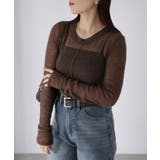 モヘアライク透かし編みニットトップス | Riberry | 詳細画像21 