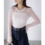 モヘアライク透かし編みニットトップス | Riberry | 詳細画像26 