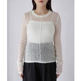 モヘアライク透かし編みニットトップス | Riberry | 詳細画像41 