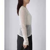 モヘアライク透かし編みニットトップス | Riberry | 詳細画像42 