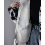 スタンドネックカウ柄ファーブルゾン | Riberry | 詳細画像27 