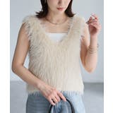 前後2WAYシャギーニットビスチェ | Riberry | 詳細画像1 