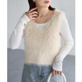 前後2WAYシャギーニットビスチェ | Riberry | 詳細画像12 