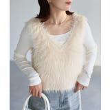 前後2WAYシャギーニットビスチェ | Riberry | 詳細画像13 