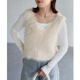 前後2WAYシャギーニットビスチェ | Riberry | 詳細画像15 