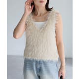 前後2WAYシャギーニットビスチェ | Riberry | 詳細画像2 