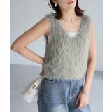 前後2WAYシャギーニットビスチェ | Riberry | 詳細画像23 