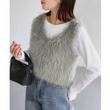 前後2WAYシャギーニットビスチェ | Riberry | 詳細画像28 