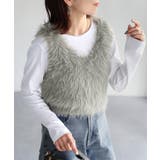 前後2WAYシャギーニットビスチェ | Riberry | 詳細画像29 