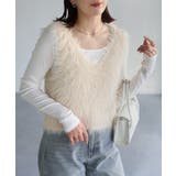 前後2WAYシャギーニットビスチェ | Riberry | 詳細画像9 