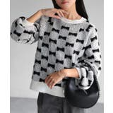 総柄リボンジャガードラグランニット | Riberry | 詳細画像10