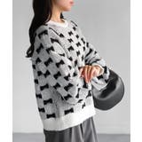 総柄リボンジャガードラグランニット | Riberry | 詳細画像12