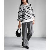 総柄リボンジャガードラグランニット | Riberry | 詳細画像16