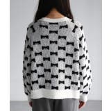 総柄リボンジャガードラグランニット | Riberry | 詳細画像19