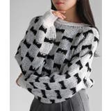 総柄リボンジャガードラグランニット | Riberry | 詳細画像5