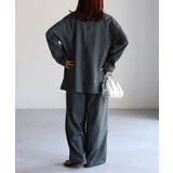 ダブルジャケット+ワイドパンツセットアップ | Riberry | 詳細画像13 