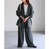 ダブルジャケット+ワイドパンツセットアップ | Riberry | 詳細画像16 