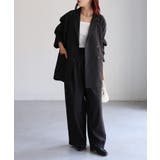 ダブルジャケット+ワイドパンツセットアップ | Riberry | 詳細画像19 