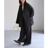 ダブルジャケット+ワイドパンツセットアップ | Riberry | 詳細画像20 