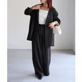 ダブルジャケット+ワイドパンツセットアップ | Riberry | 詳細画像22 