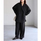 ダブルジャケット+ワイドパンツセットアップ | Riberry | 詳細画像26 