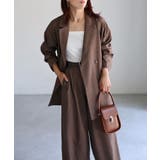 ダブルジャケット+ワイドパンツセットアップ | Riberry | 詳細画像31 