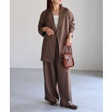 ダブルジャケット+ワイドパンツセットアップ | Riberry | 詳細画像34 