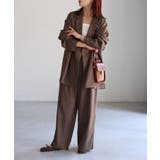 ダブルジャケット+ワイドパンツセットアップ | Riberry | 詳細画像35 